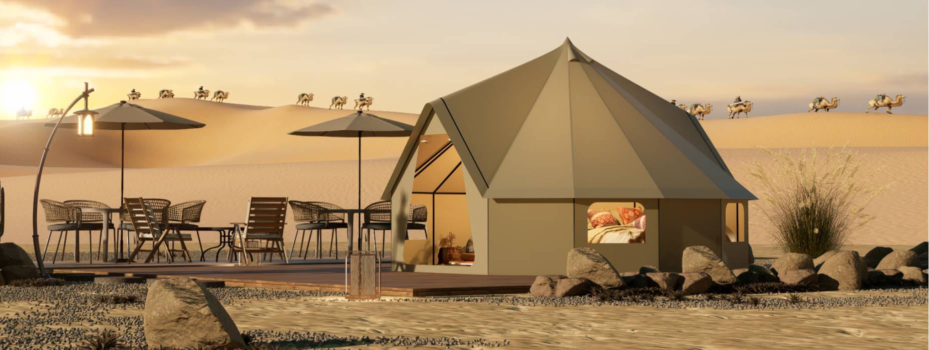 维西露营酒店帐篷产品